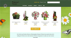 Desktop Screenshot of briannasflowers.com